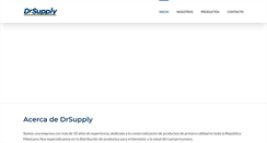 Desktop Screenshot of drsupply.com.mx