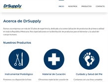 Tablet Screenshot of drsupply.com.mx